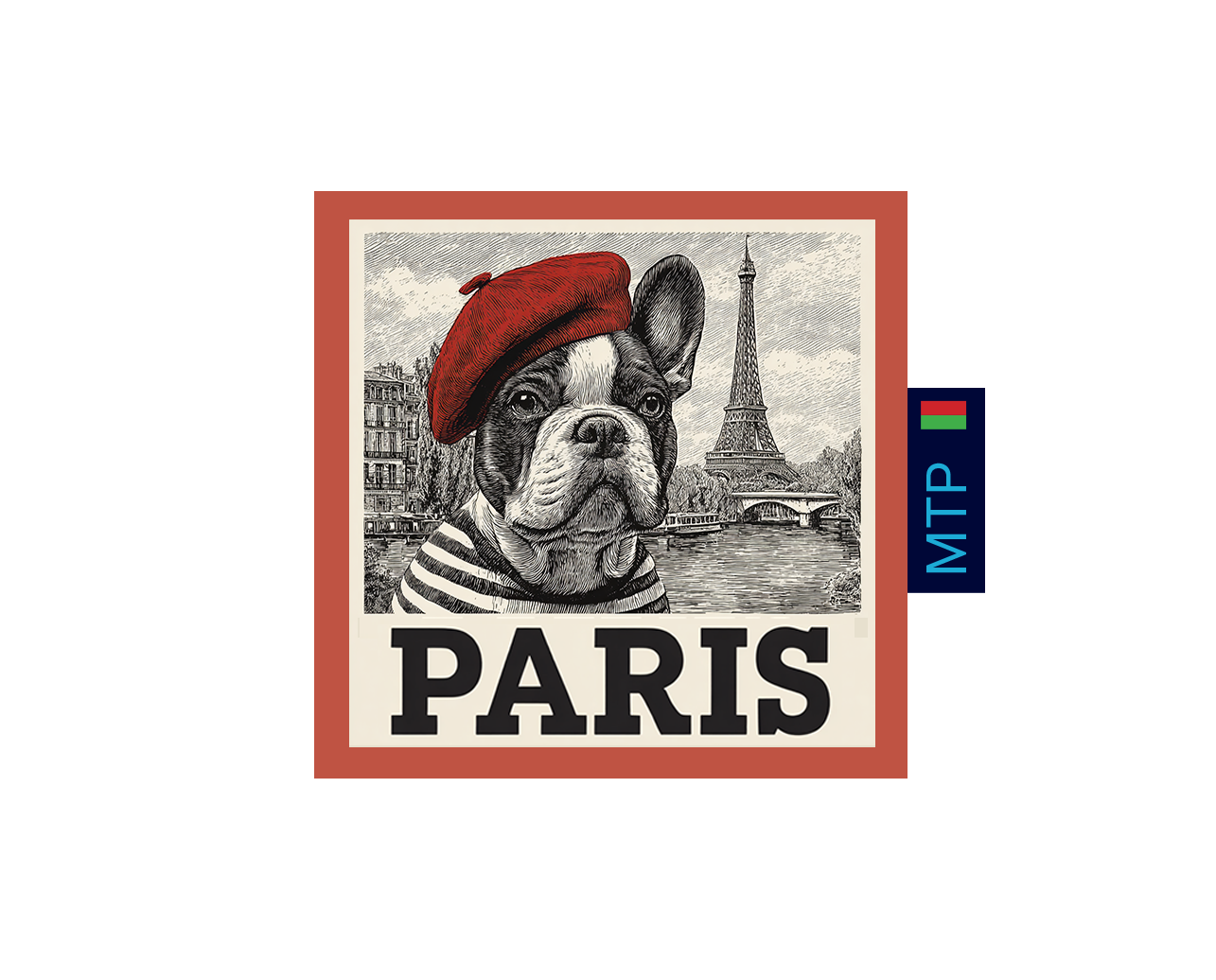Paris Dog Leash and Carrier Strap Wrap