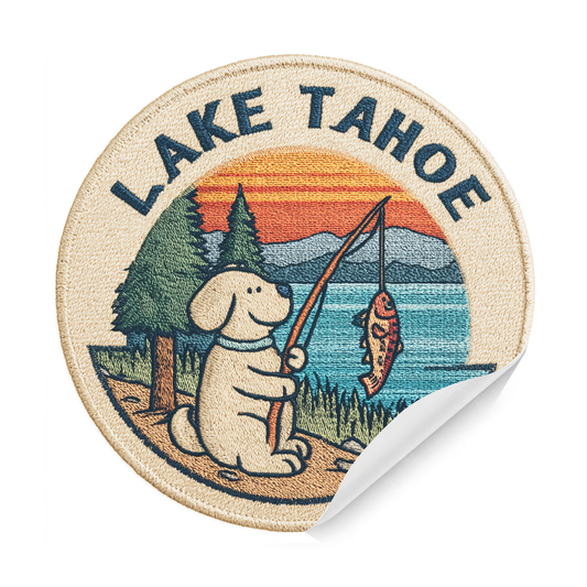 Lake Tahoe Dog Sticker