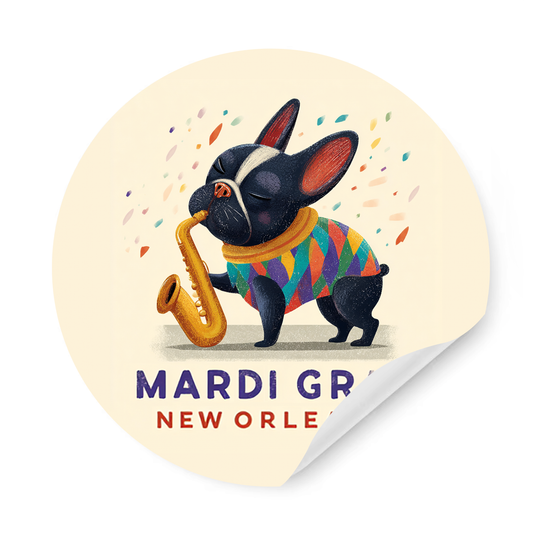 New Orleans Dog Sticker