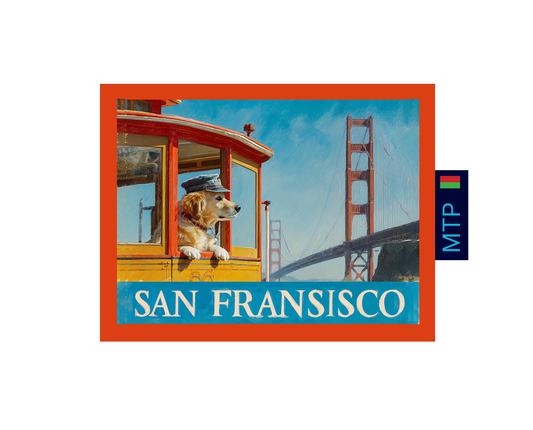 San Francisco Dog Leash and Carrier Strap Wrap